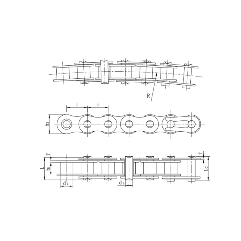 Lanțuri laterale durabile de performanță stabilă