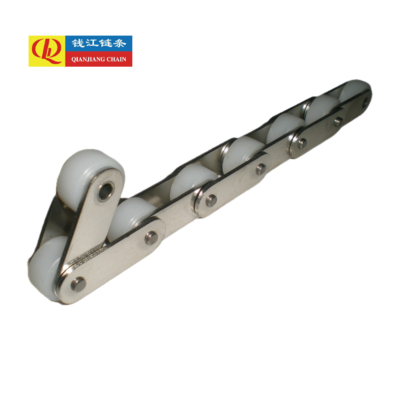 Lanțuri transportoare cu pas dublu din oțel inoxidabil