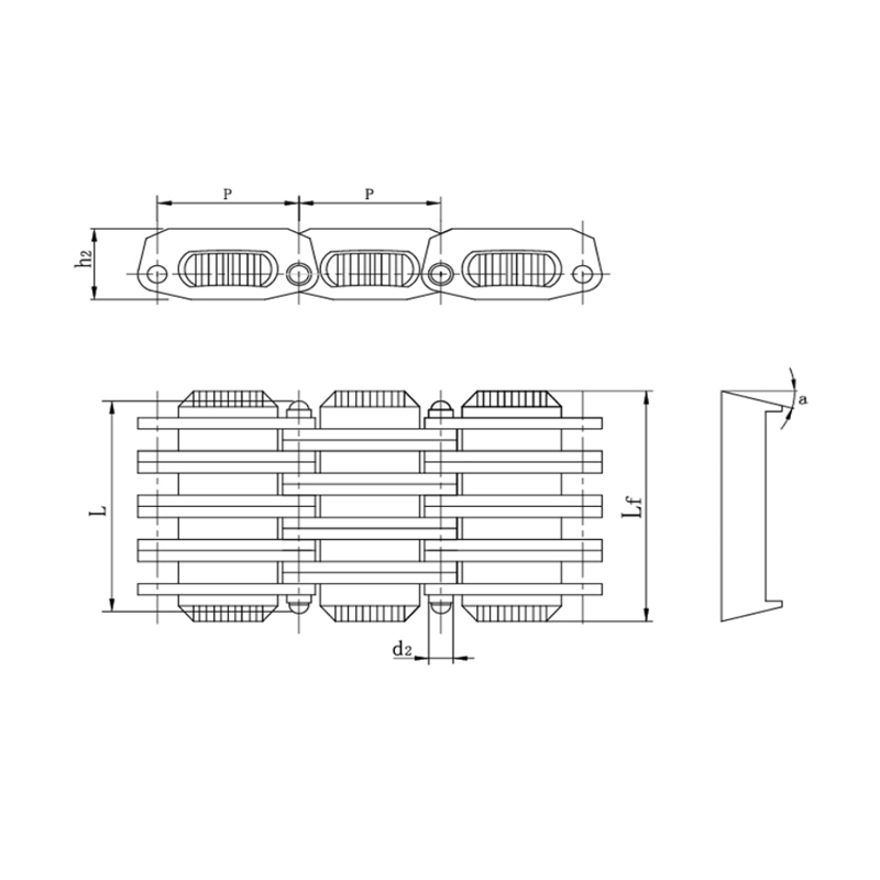 PIV lanțuri de viteză infinit variabilă cu foi de glisare