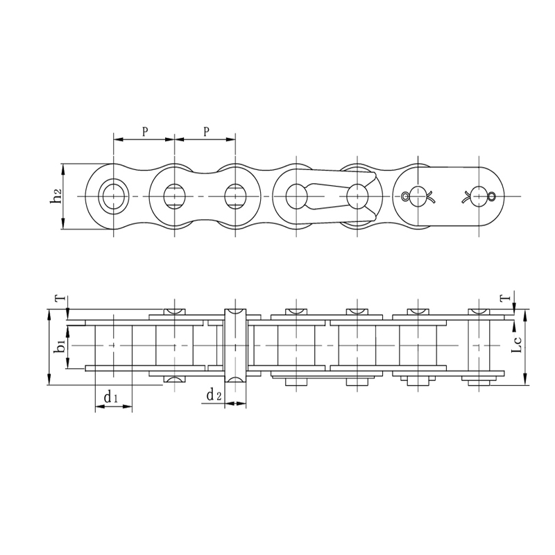 Lanțuri rezistente pentru motociclete, oțel aliat de înaltă calitate